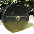 high quality black competition rubber bumper weight plates